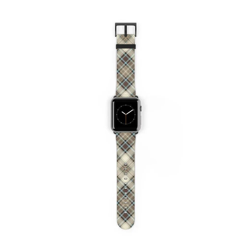 Brown Scottish Plaid Watch Band - The Global Wanderer