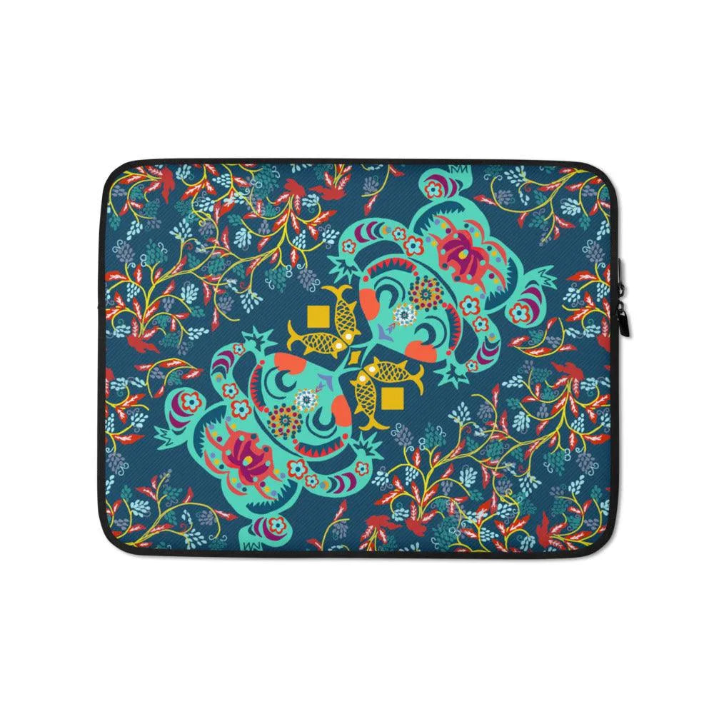 Chinese Folk Art Laptop Case - The Global Wanderer