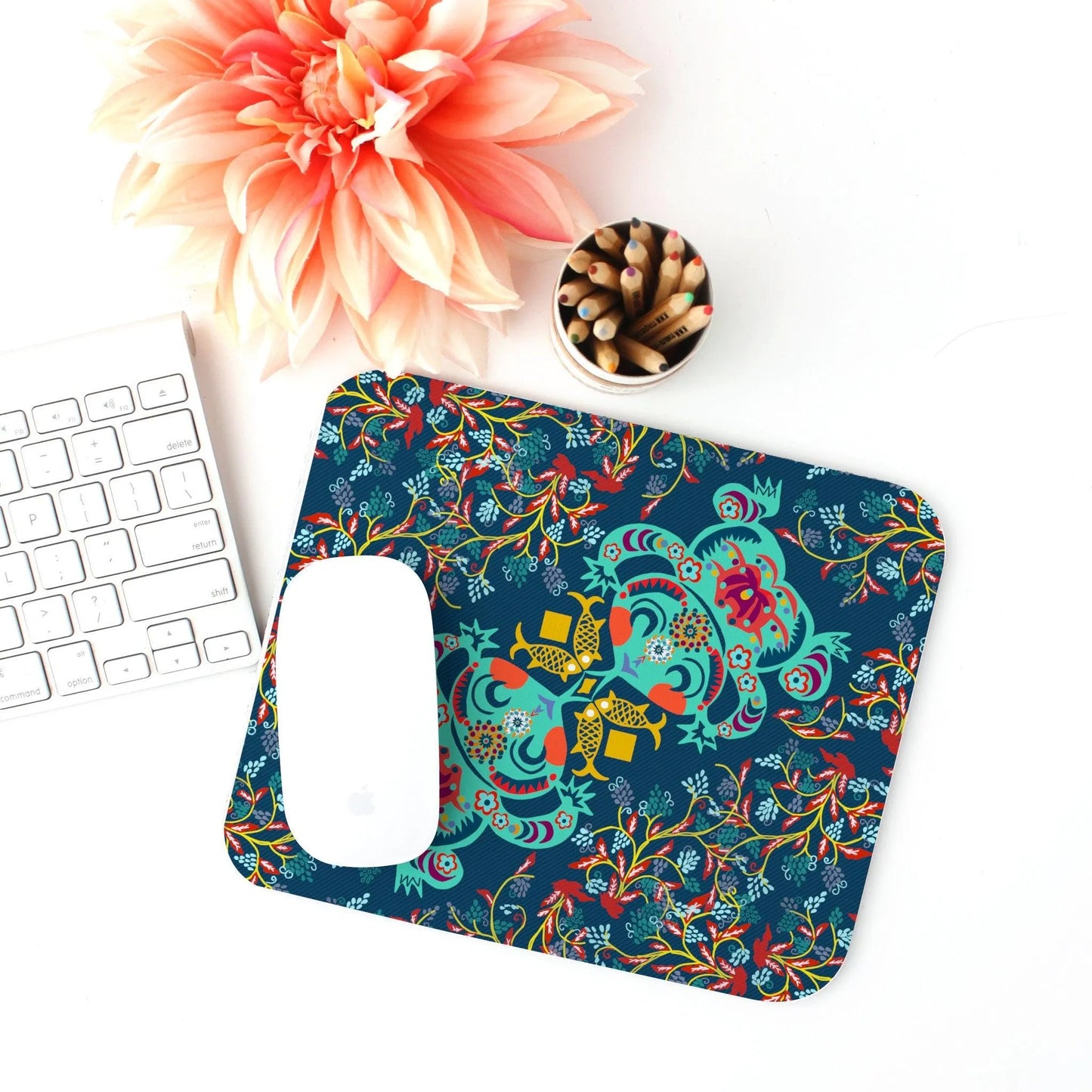 Chinese Folk Art Mouse Pad - The Global Wanderer