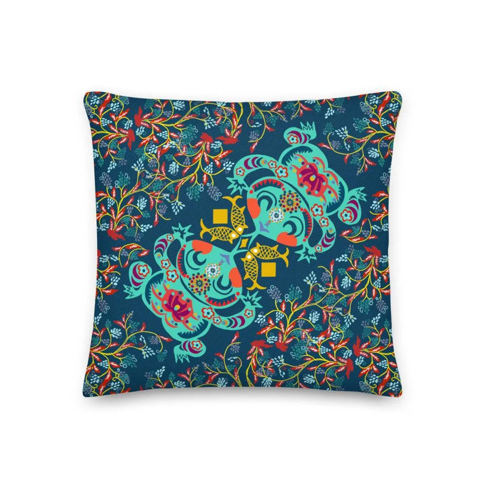 Chinese Folk Art Pillow & Pillow Cover - The Global Wanderer