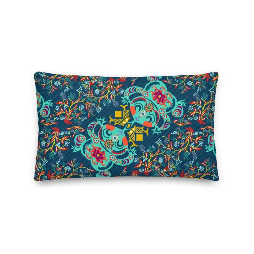 Chinese Folk Art Pillow & Pillow Cover - The Global Wanderer