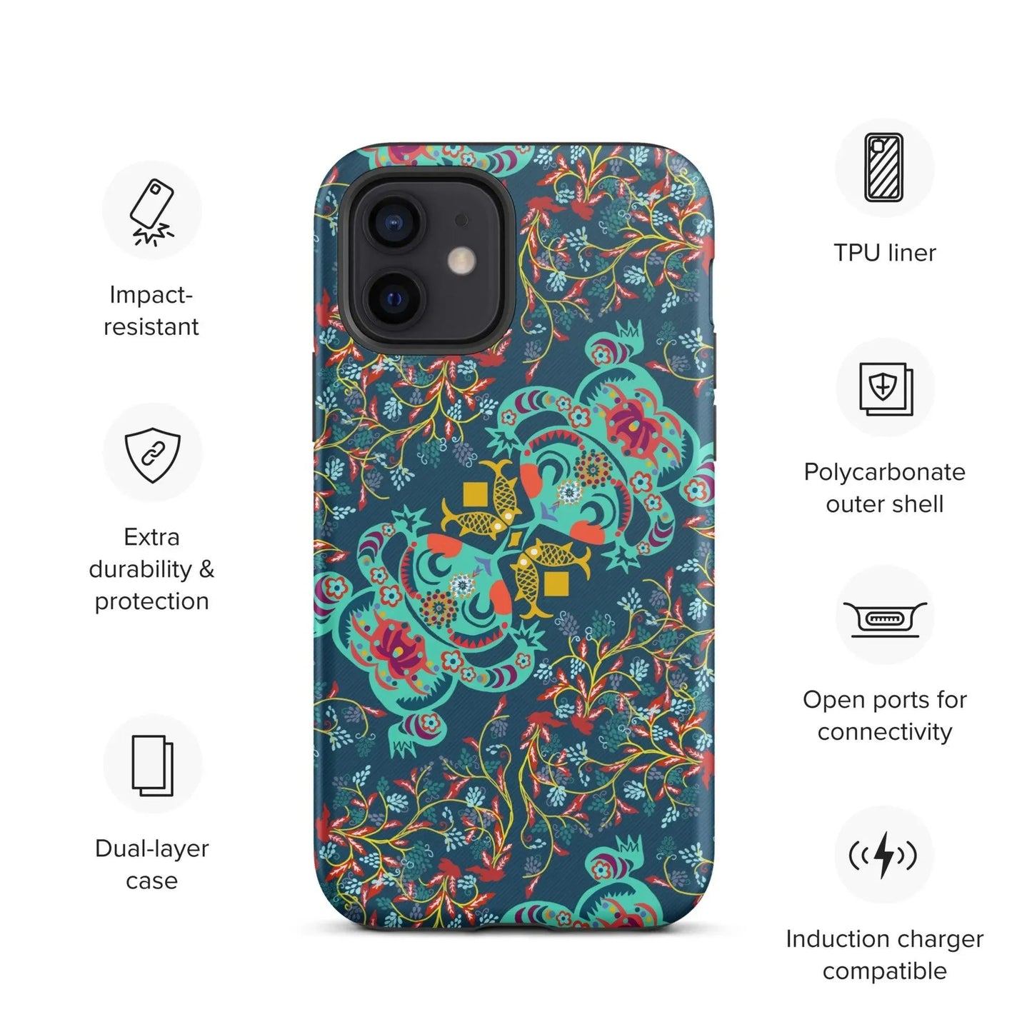 Chinese Folk Art Tough MagSafe iPhone® Case - The Global Wanderer