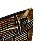 Cocoa Lines Mud Cloth Flat Pouch - The Global Wanderer