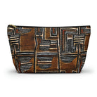 Cocoa Lines Mud Cloth Pouch - The Global Wanderer