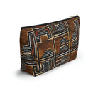 Cocoa Lines Mud Cloth Pouch - The Global Wanderer