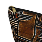 Cocoa Lines Mud Cloth Pouch - The Global Wanderer
