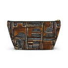 Cocoa Lines Mud Cloth Pouch - The Global Wanderer