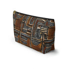 Cocoa Lines Mud Cloth Pouch - The Global Wanderer