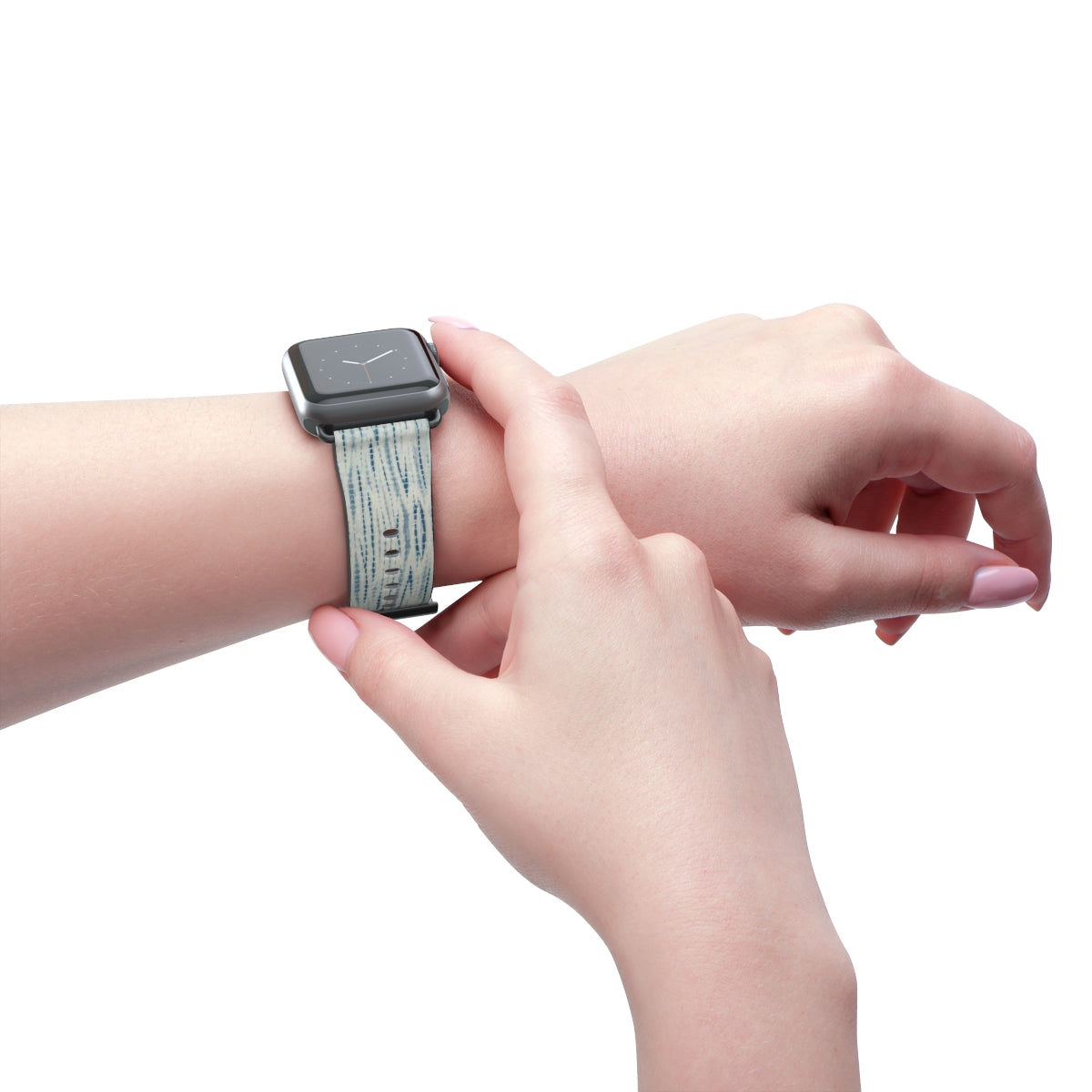 Shibori Print Apple Watch Band