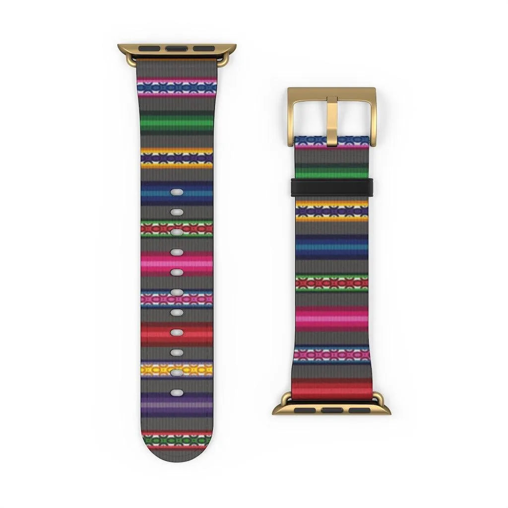 Gray Peruvian Watch Band - The Global Wanderer