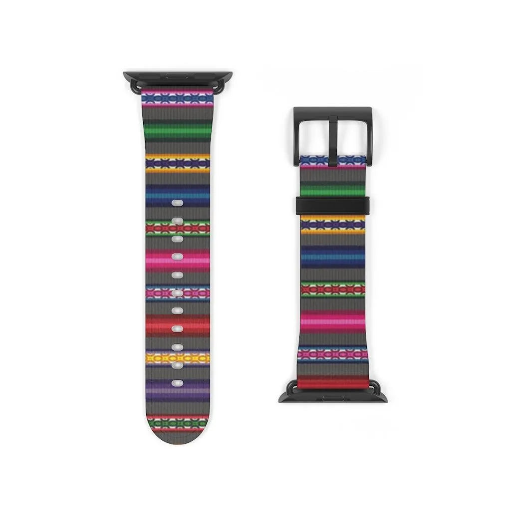 Gray Peruvian Watch Band - The Global Wanderer