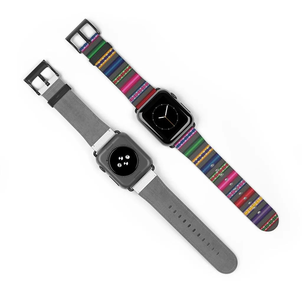 Gray Peruvian Watch Band - The Global Wanderer