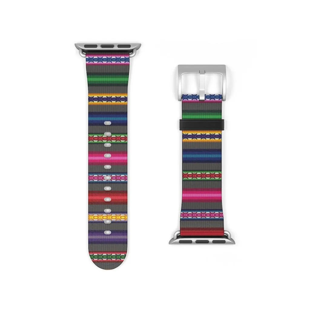 Gray Peruvian Watch Band - The Global Wanderer