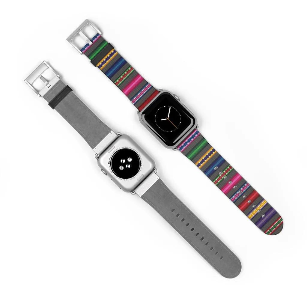 Gray Peruvian Watch Band - The Global Wanderer