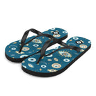 Greek Evil Eye Flip Flops - The Global Wanderer