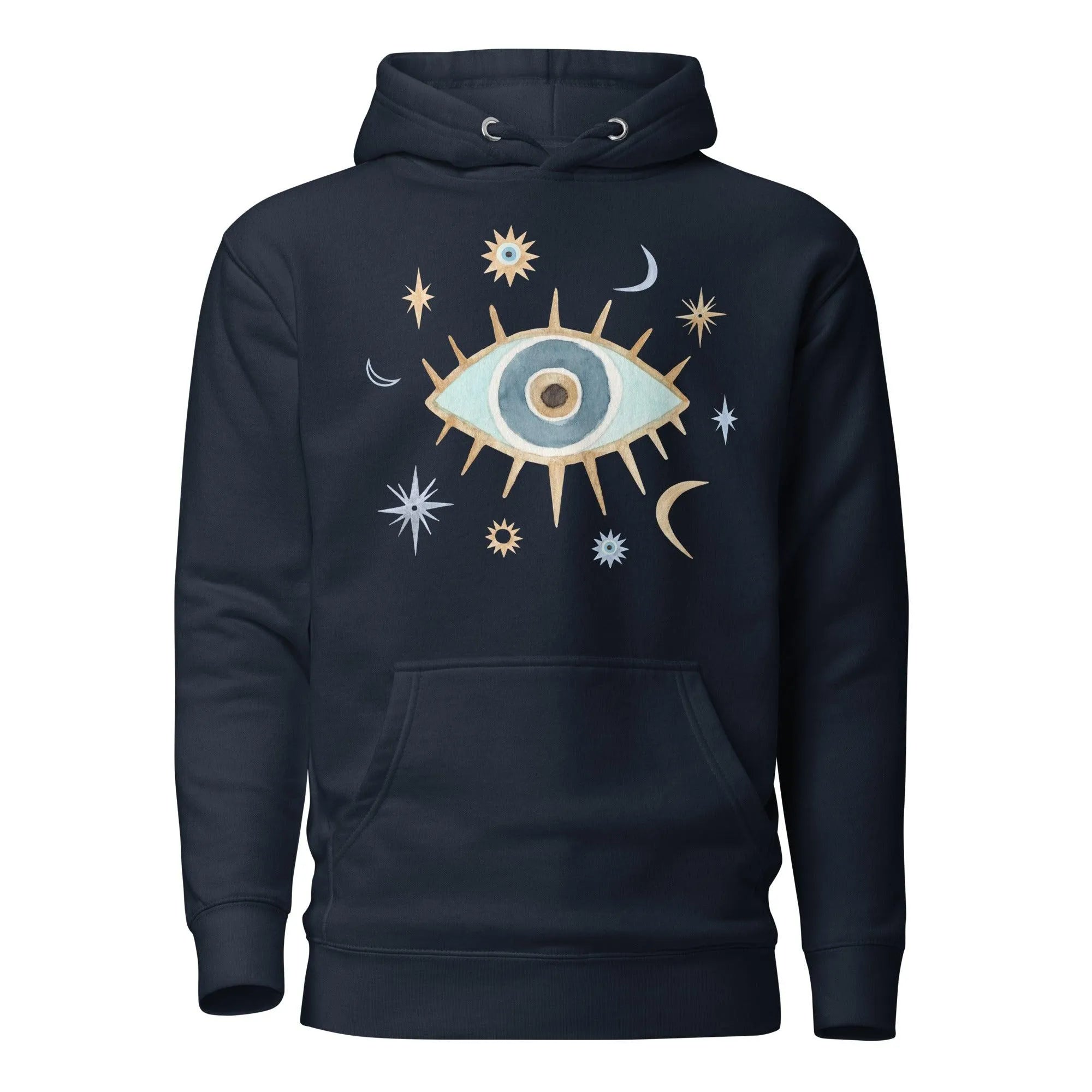 Greek Evil Eye Hoodie - The Global Wanderer