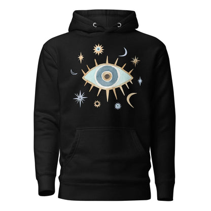 Greek Evil Eye Hoodie - The Global Wanderer