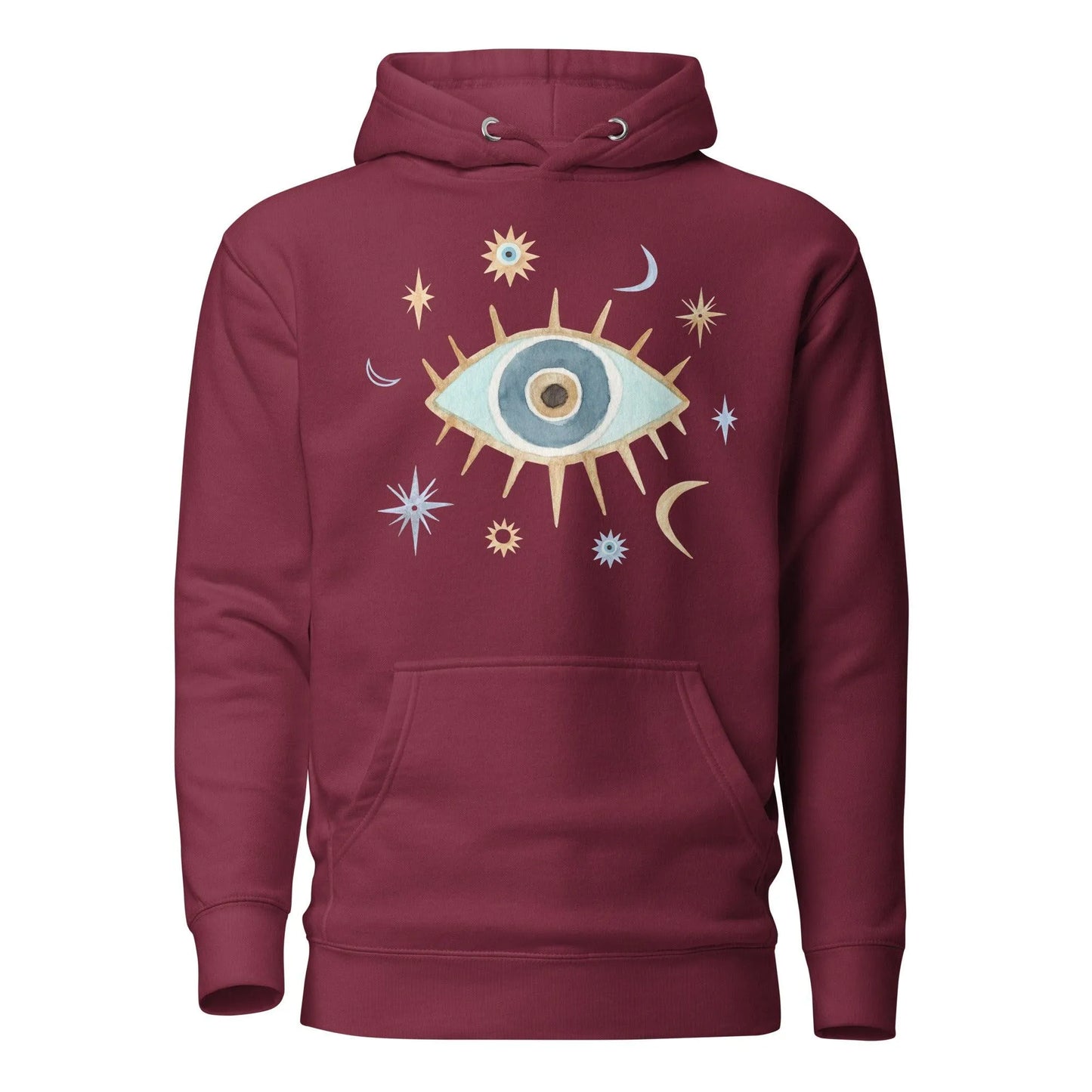 Greek Evil Eye Hoodie - The Global Wanderer