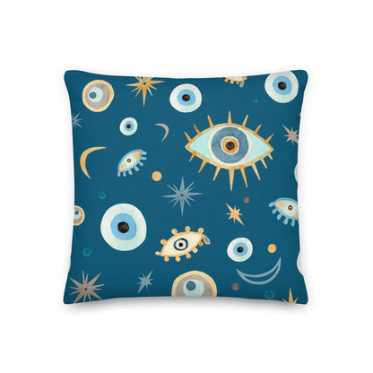 Greek Evil Eye Pillow - The Global Wanderer