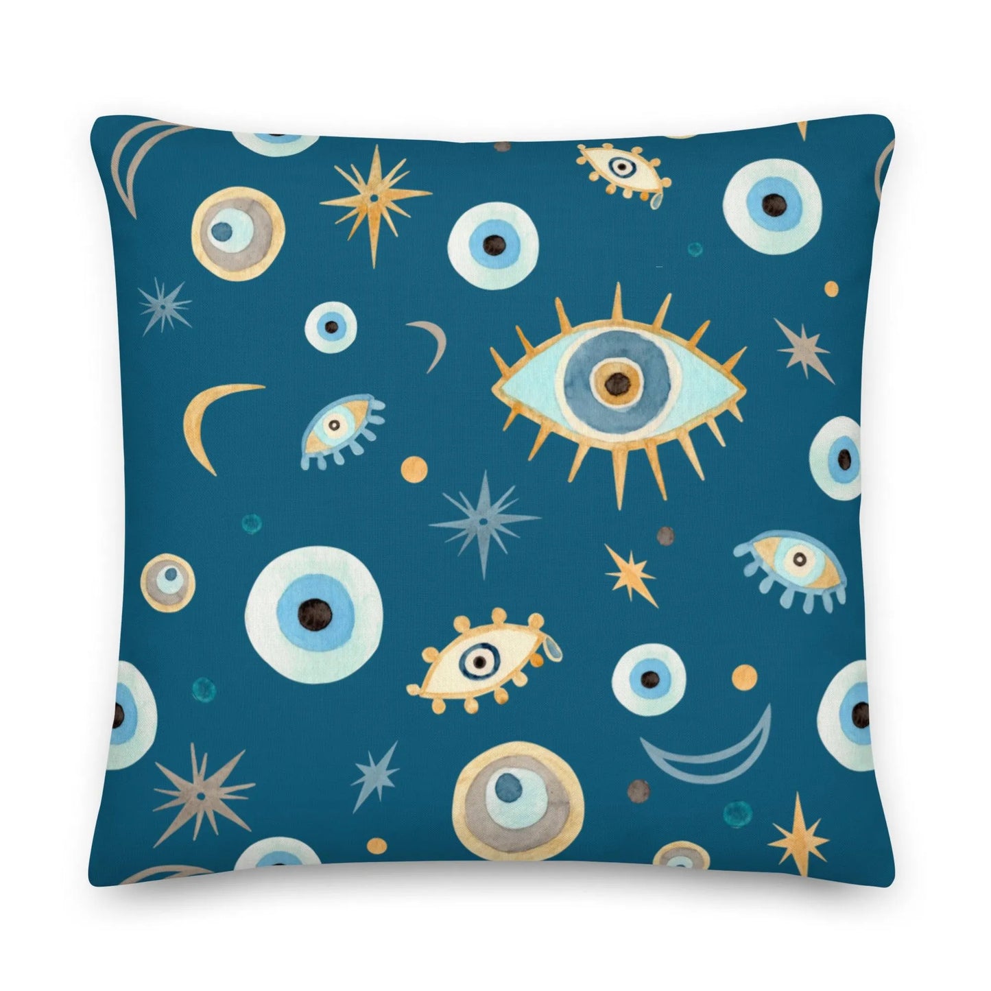 Greek Evil Eye Pillow - The Global Wanderer