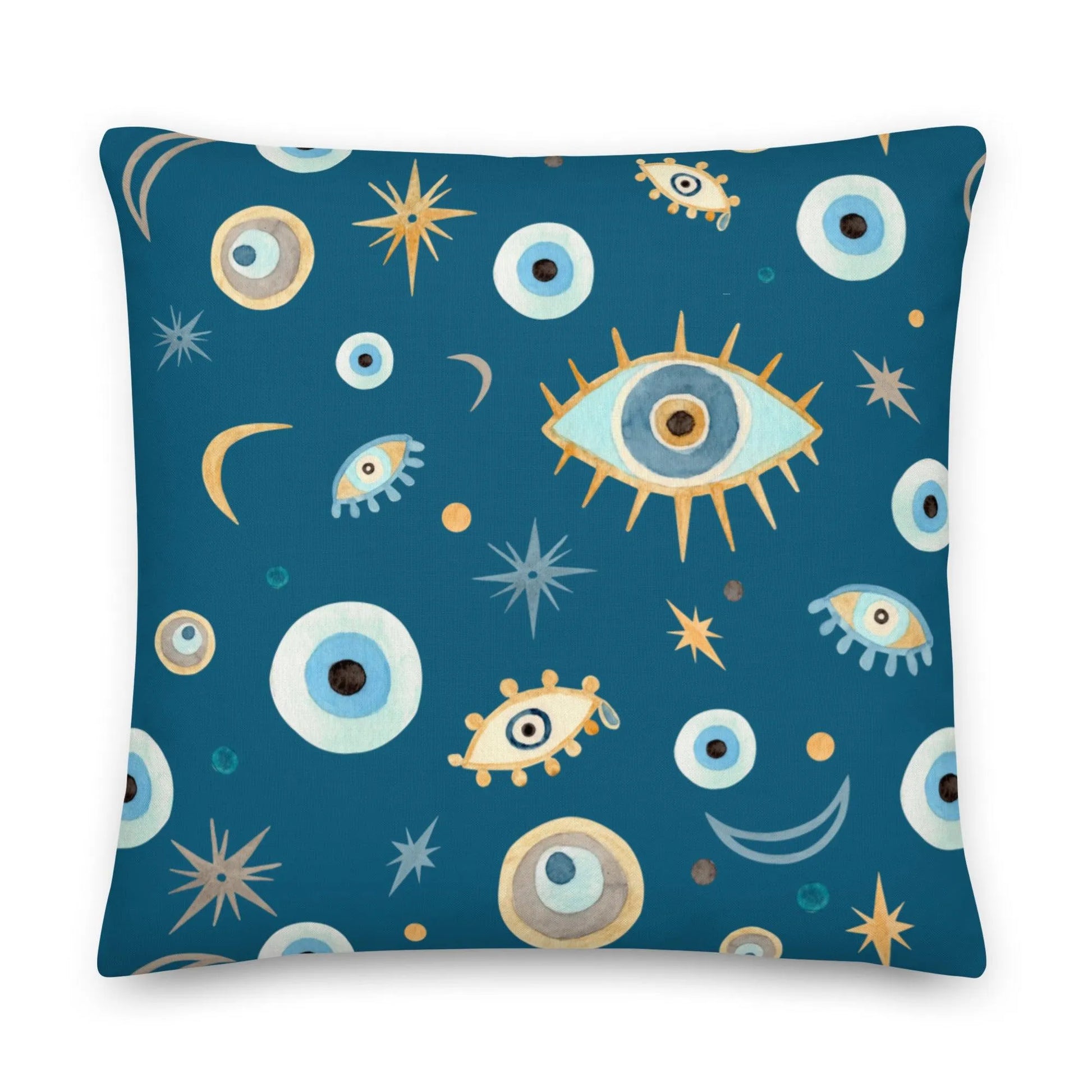 Greek Evil Eye Pillow - The Global Wanderer