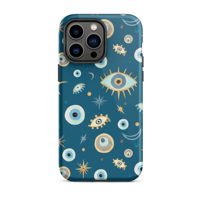 Greek Evil Eye Tough MagSafe iPhone Case - The Global Wanderer