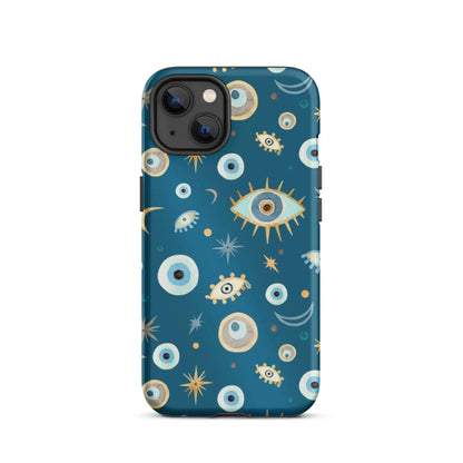 Greek Evil Eye Tough MagSafe iPhone Case - The Global Wanderer