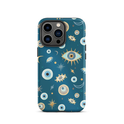 Greek Evil Eye Tough MagSafe iPhone Case - The Global Wanderer