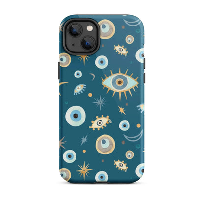 Greek Evil Eye Tough MagSafe iPhone Case - The Global Wanderer