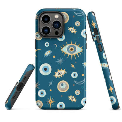 Greek Evil Eye Tough MagSafe iPhone Case - The Global Wanderer