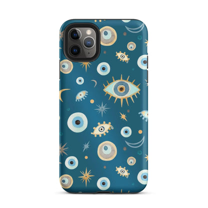 Greek Evil Eye Tough MagSafe iPhone Case - The Global Wanderer