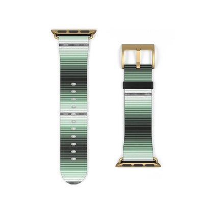 Green Mexican Serape Watch Band - The Global Wanderer