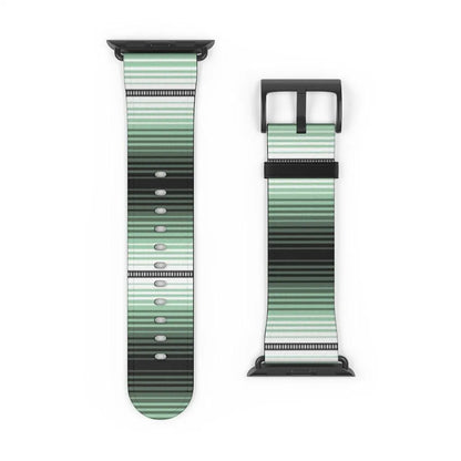 Green Mexican Serape Watch Band - The Global Wanderer