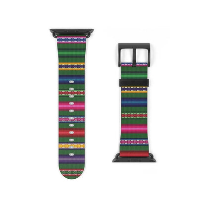 Green Peruvian Watch Band - The Global Wanderer