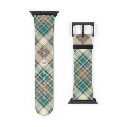 Green Scottish Plaid Watch Band - The Global Wanderer