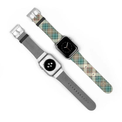 Green Scottish Plaid Watch Band - The Global Wanderer