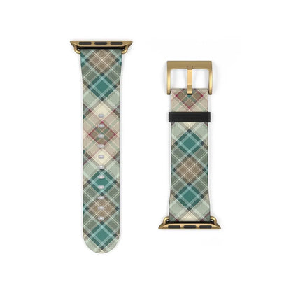 Green Scottish Plaid Watch Band - The Global Wanderer