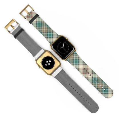 Green Scottish Plaid Watch Band - The Global Wanderer