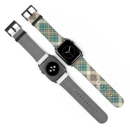 Green Scottish Plaid Watch Band - The Global Wanderer