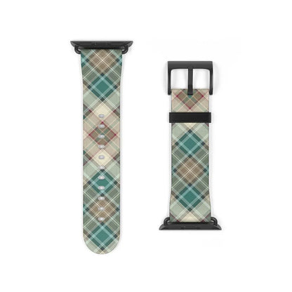 Green Scottish Plaid Watch Band - The Global Wanderer