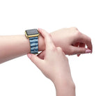 Hakone Mist Shibori Watch Band - The Global Wanderer