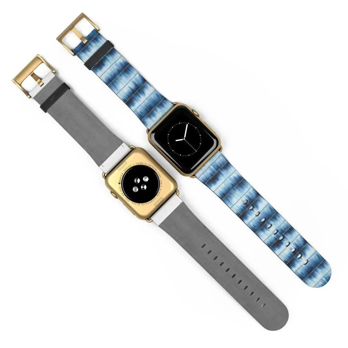 Hakone Mist Shibori Watch Band - The Global Wanderer
