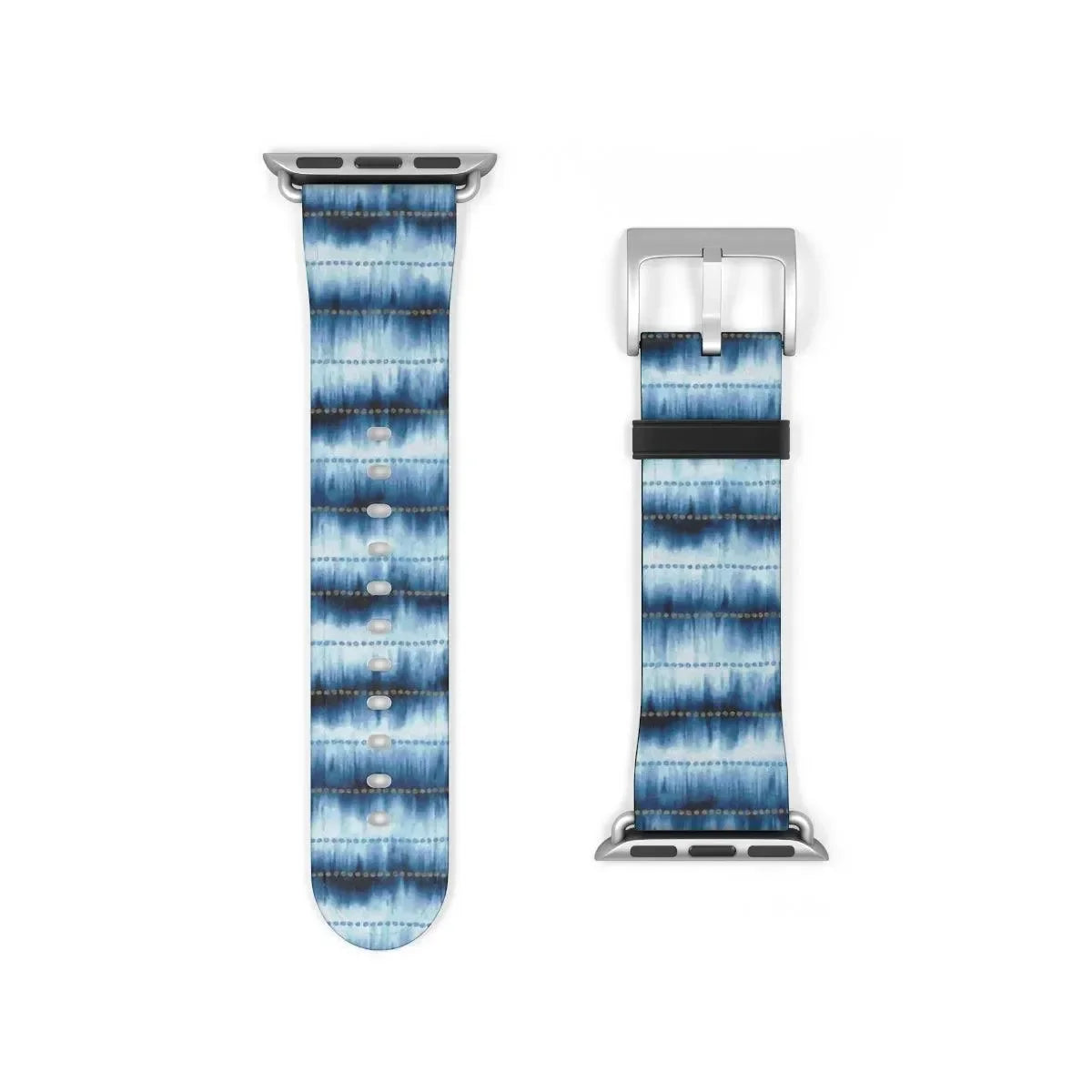 Hakone Mist Shibori Watch Band - The Global Wanderer