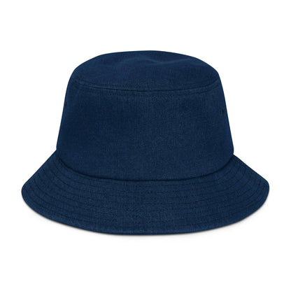 Hawaiian Hibiscus Denim Bucket Hat - The Global Wanderer