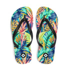Hawaiian Tropical Leaves Flip Flops - The Global Wanderer