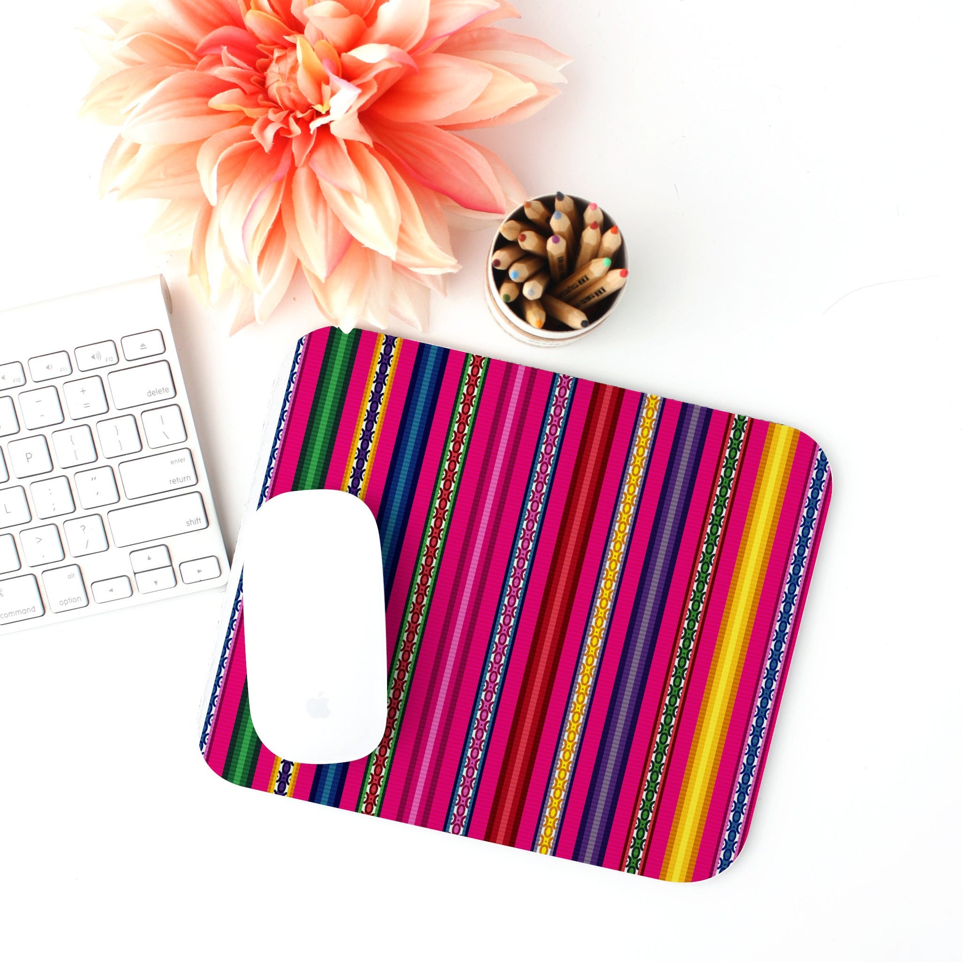 Peruvian Print Mouse Pad - The Global Wanderer