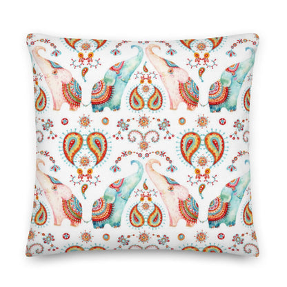 Indian Elephants Pillow & Pillow Cover - The Global Wanderer