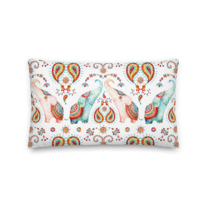 Indian Elephants Pillow & Pillow Cover - The Global Wanderer