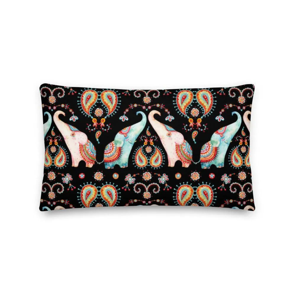 Indian Elephants Pillow & Pillow Cover - The Global Wanderer