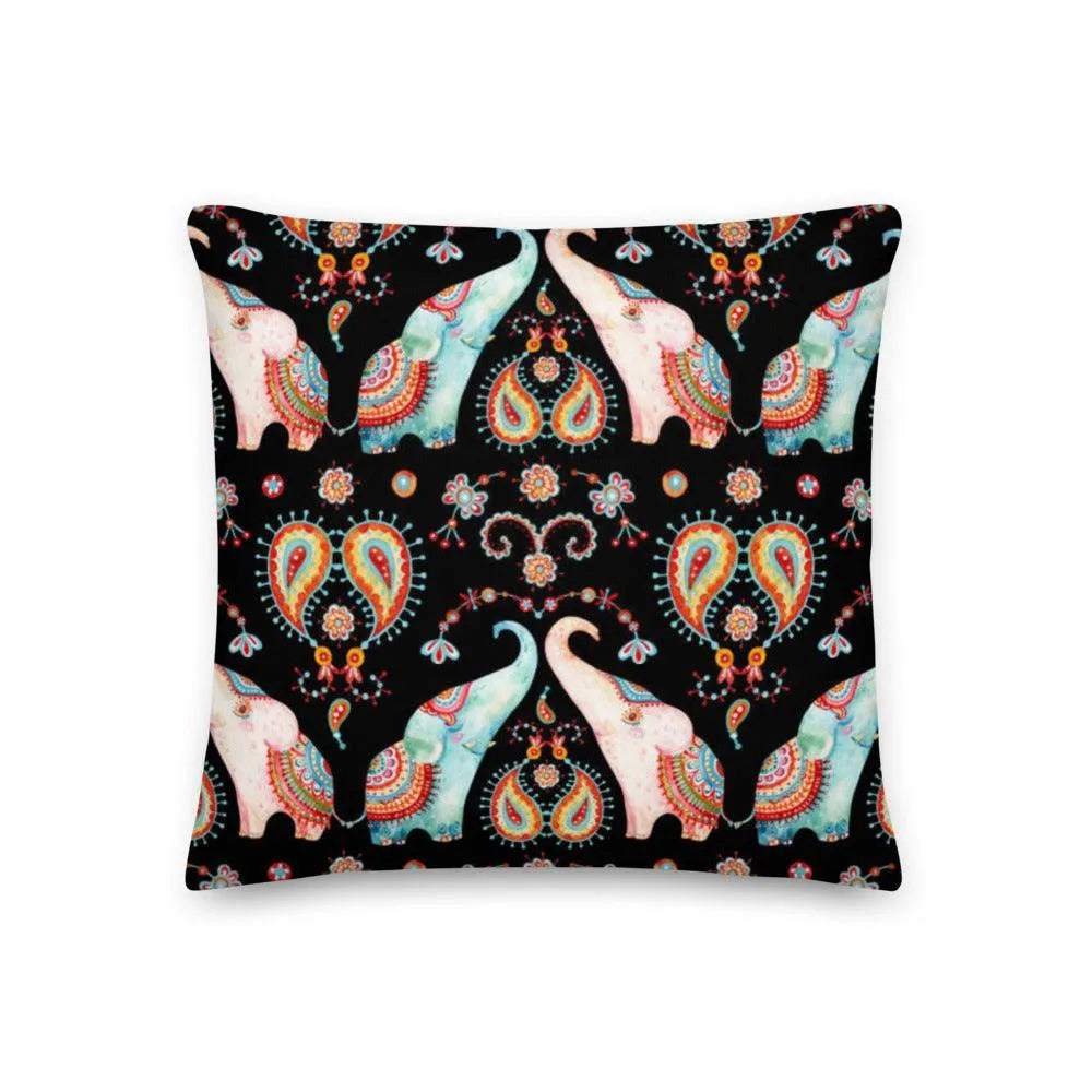 Indian Elephants Pillow & Pillow Cover - The Global Wanderer